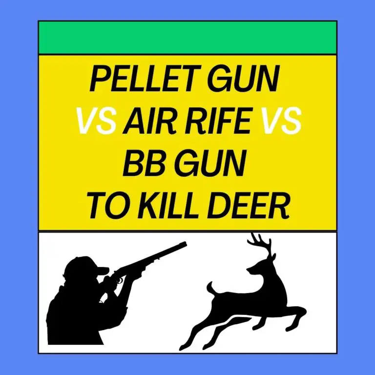 Pellet Gun Vs Air Rife Vs Bb Gun To Kill Deer