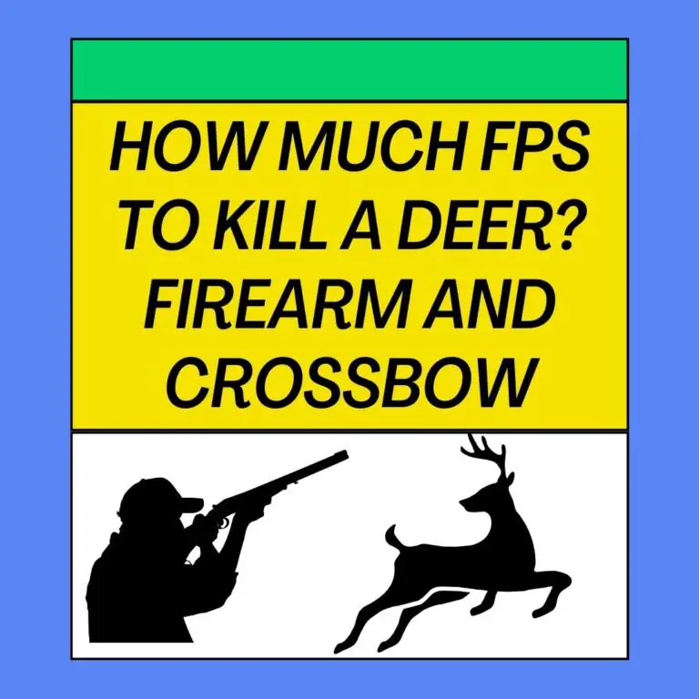 How Much FPS To Kill A Deer? [Firearm and Crossbow]