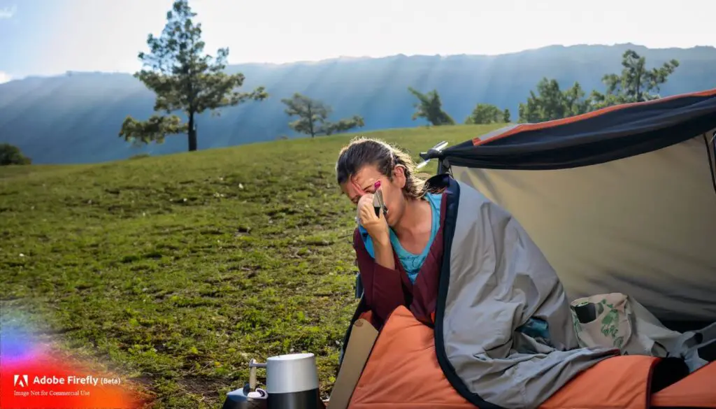 reasons why you might get sick after camping